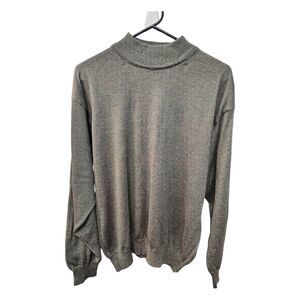 Giglio Rosso Green Wool Blend Sweater Men's Large